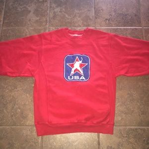 USA hockey crew neck